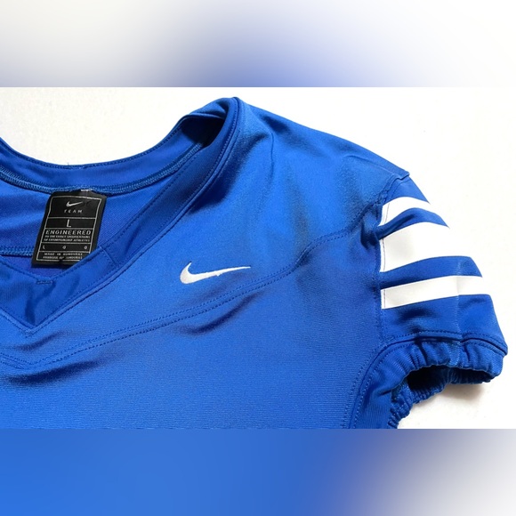 Nike Football Practice Jersey Blue and White Color Men’s Size Large NWT - Picture 3 of 8